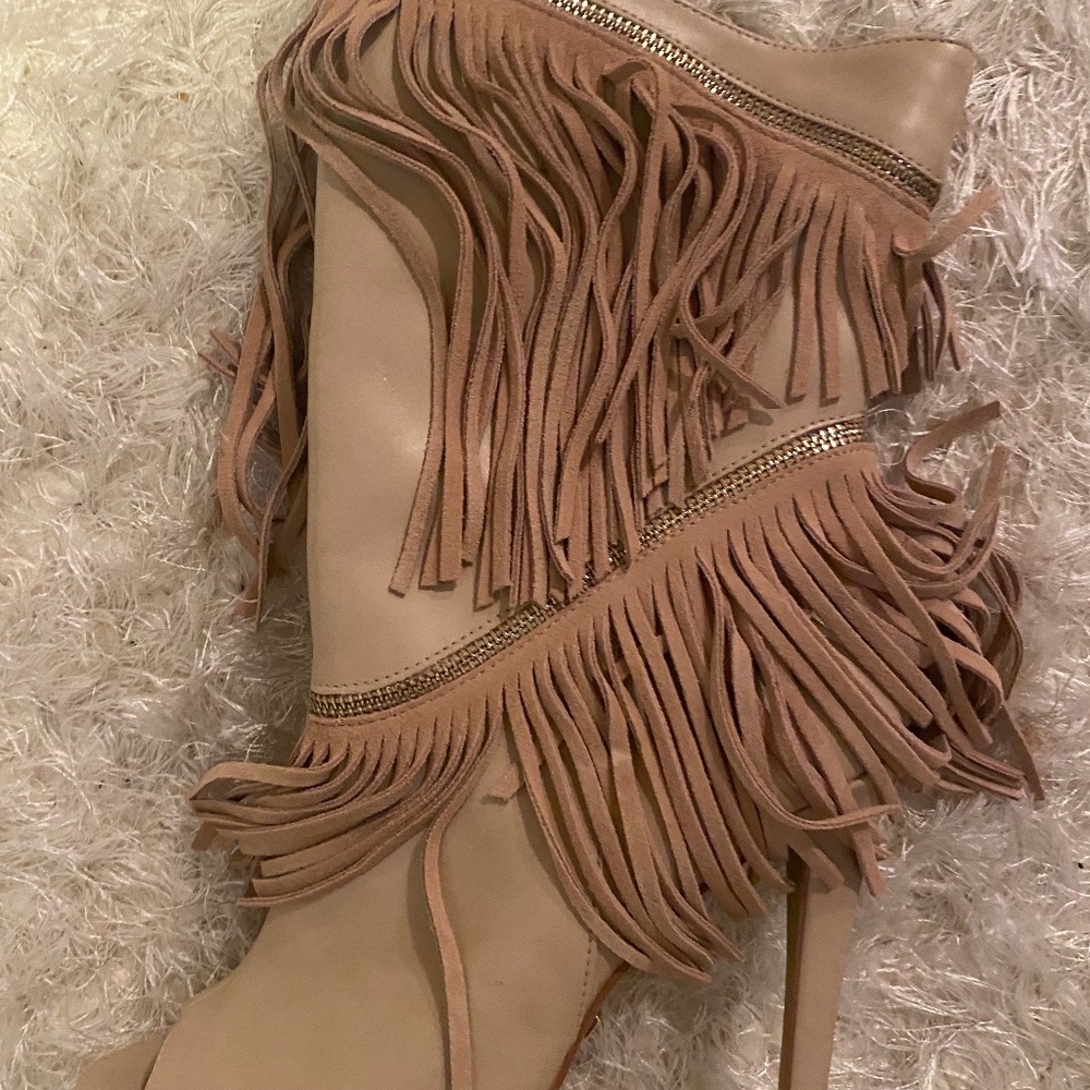 Bebe Open  Toe Boots